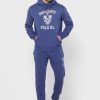Marineblaue Ralph Lauren Essential Downstring-Jogginghose für Herren
