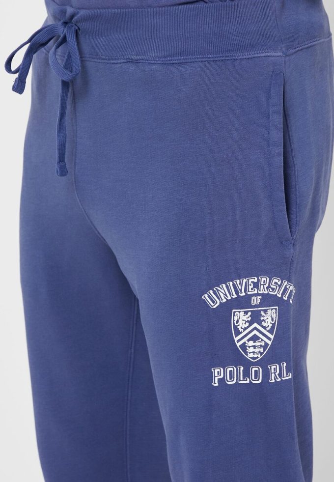 Marineblaue Ralph Lauren Essential Downstring-Jogginghose für Herren