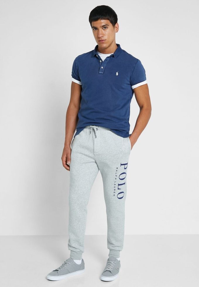 Marineblaue Ralph Lauren Essential Poloshirts für Herren
