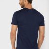 Marineblaue Ralph Lauren Essential T-Shirts mit Rundhalsausschnitt für Herren