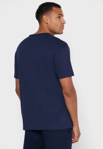 Marineblaue Ralph Lauren Essential T-Shirts mit Rundhalsausschnitt für Herren