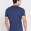 Marineblaue Ralph Lauren Essential T-Shirts mit Rundhalsausschnitt für Herren