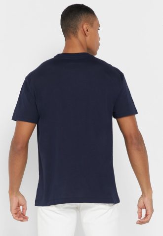 Marineblaue Ralph Lauren Essential T-Shirts mit Rundhalsausschnitt für Herren