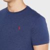 Marineblaue Ralph Lauren Essential T-Shirts mit Rundhalsausschnitt für Herren