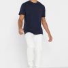 Marineblaue Ralph Lauren Essential T-Shirts mit Rundhalsausschnitt für Herren