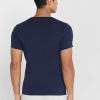 Marineblaue Ralph Lauren Essential T-Shirts mit Rundhalsausschnitt im 2er-Pack für Herren