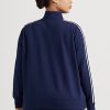 Marineblaue Ralph Lauren French Terry-Jacken mit durchgehendem Reißverschluss für Damen