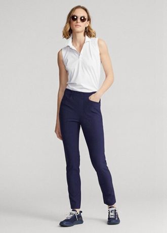 Marineblaue Ralph Lauren GolfStretch-Sporthose für Damen