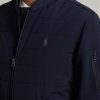 Marineblaue Ralph Lauren Hybrid-Bomberjacken für Herren