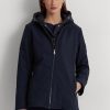 Marineblaue Ralph Lauren Kapuzenjacken für Damen