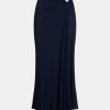 Marineblaue Ralph Lauren Margarethe Jerseyröcke für Damen