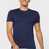 Marineblaue Ralph Lauren T-Shirts mit Rundhalsausschnitt im 3er-Pack für Herren