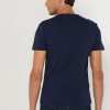 Marineblaue Ralph Lauren T-Shirts mit Rundhalsausschnitt und Print für Herren