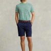 Marineblaue Ralph Lauren Tailored Fit Stretch-Twill-Shorts für Herren