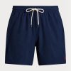 Marineblaue Ralph Lauren Traveller Badeshorts für Herren