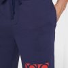 Marineblaue Shorts mit Ralph Lauren-Signaturlogo für Herren