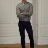 Marineblaue Slim Fit Stretchjeans für Herren von Ralph Lauren