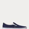 Marineblaue Slip-On-Sneakers „Keaton Polo Bear“ von Ralph Lauren für Herren