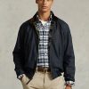 Marineblaue Wachstuchjacken von Ralph Lauren für Herren