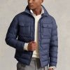 Marineblaue wasserabweisende Jacken von Ralph Lauren für Herren