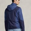 Marineblaue wasserabweisende Ripstop-Jacken von Ralph Lauren für Herren