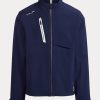 Marineblaue wasserdichte Jacken von Ralph Lauren für Herren