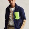 Marineblaue winddichte Hybridjacken von Ralph Lauren für Herren