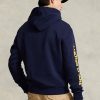 Marineblauer Fleece-Hoodie für Herren von Ralph Lauren Polo Sport