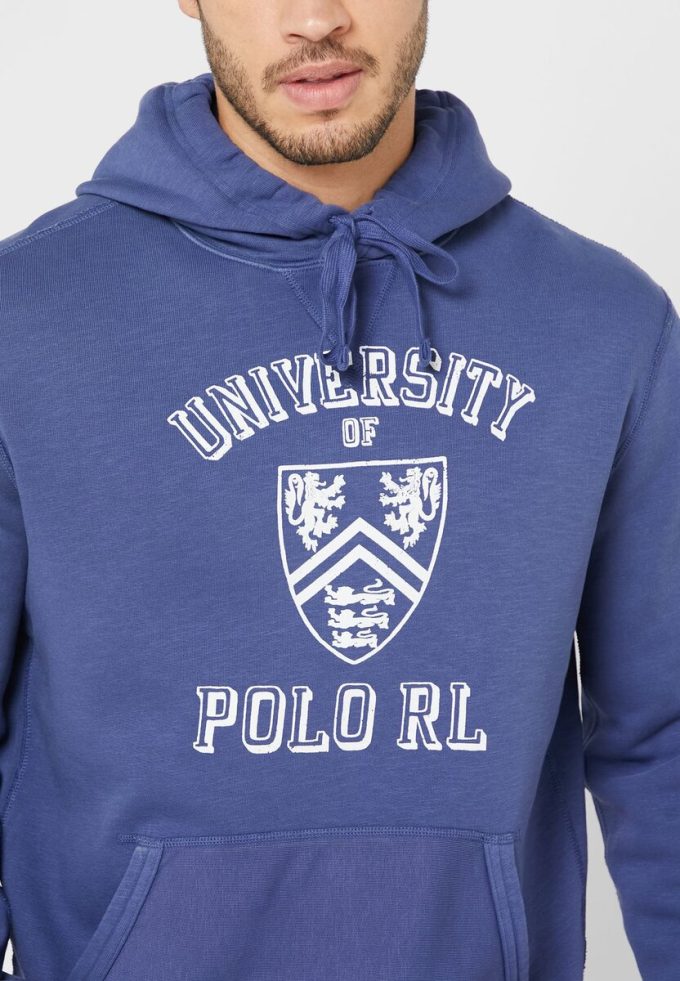 Marineblauer Ralph Lauren Essential Hoodie für Herren