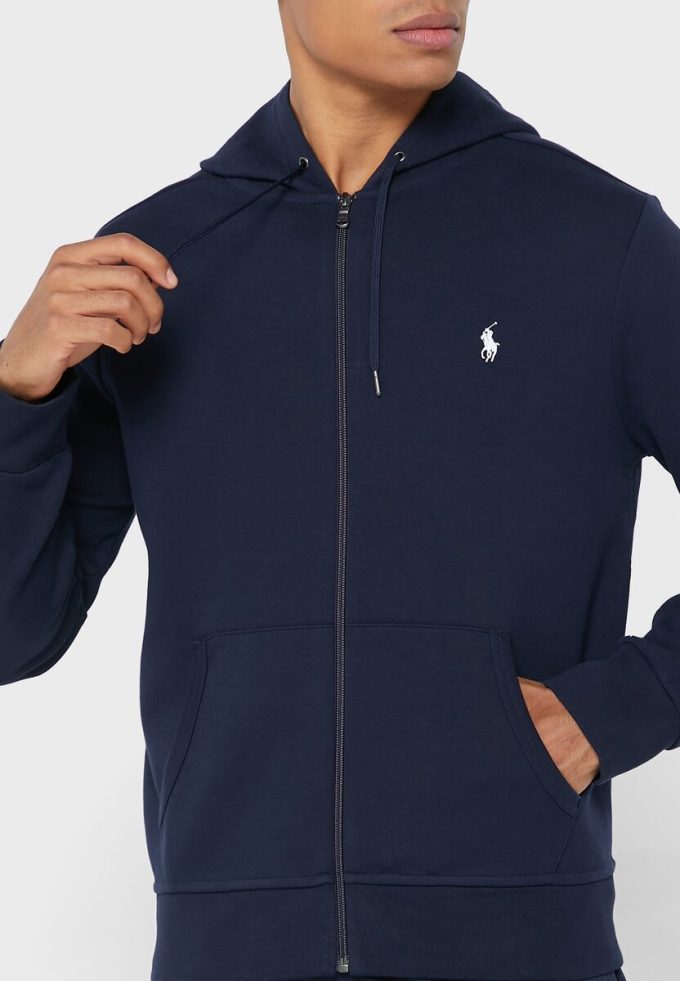 Marineblauer Ralph Lauren Essential Hoodie für Herren