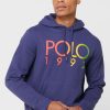 Marineblauer Ralph Lauren-Hoodie mit Logo für Herren