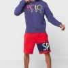 Marineblauer Ralph Lauren-Hoodie mit Logo für Herren