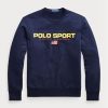 Marineblaues Fleece-Sweatshirt für Herren von Ralph Lauren Polo Sport