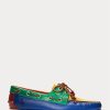Mehrfarbige Freizeitschuhe aus Leder im Color-Blocking-Stil für Herren von Ralph Lauren Merton