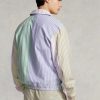 Mehrfarbige gestreifte Oxford-Jacken mit lustigen Motiven von Ralph Lauren Bayport für Herren