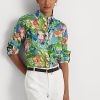 Mehrfarbige Leinenhemden mit Blumenmuster von Ralph Lauren für Damen