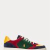 Mehrfarbige Ralph Lauren Court Cord Low-Top-Sneakers für Herren