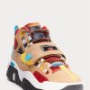 Mehrfarbige Ralph Lauren PS100 Ombré High-Top-Sneakers für Herren