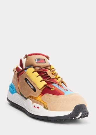 Mehrfarbige Ralph Lauren PS200 Ombré-Sneaker für Herren