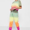 Mehrfarbige Ralph Lauren T-Shirts mit Rundhalsausschnitt und Grafik für Damen