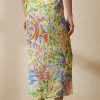 Mehrfarbige Röcke aus Leinenvoile mit Danyelle-Print von Ralph Lauren für Damen