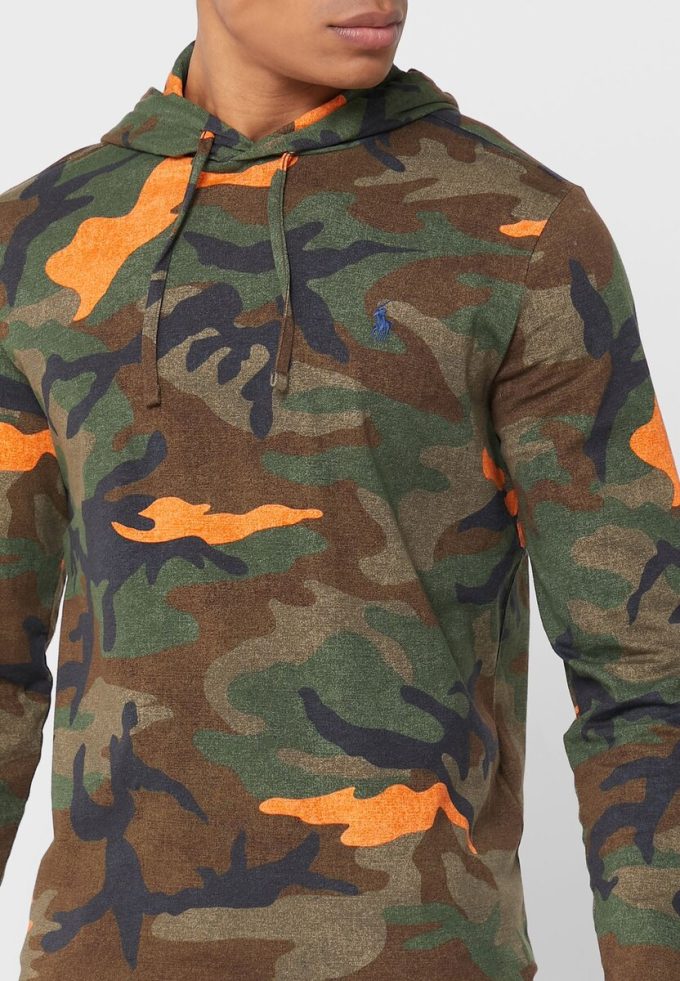 Mehrfarbiger Ralph Lauren Camo Hoodie für Herren