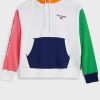 Mehrfarbiger Ralph Lauren Kapuzenpullover mit Farbblock-Taschendetail für Damen