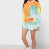 Mehrfarbiger Ralph Lauren Pullover-Strick-Hoodie für Damen