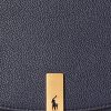 Midnight Navy Damen Ralph Lauren Polo ID Leder Satteltaschen
