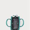 Mintfarbene Ralph Lauren Alligator Mini RL50 Handtasche für Damen