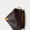 Natur/Tabak Damen Ralph Lauren Polo ID Canvas Umhängetaschen mit Umschlagkette