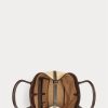 Naturfarbene Damen Ralph Lauren Leather-Trim Straw Medium Bellport Tote Bags