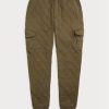Olivgrüne Polo Ralph Lauren Cargo-Jogginghose aus luxuriösem Jersey für Herren