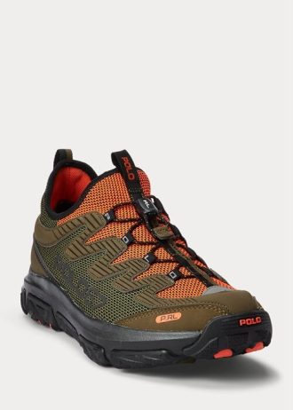 Olivgrüne Ralph Lauren Adventure 300LT Sneakers für Herren